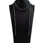 Paparazzi Accessories: SCARFed for Attention - Gunmetal Necklace