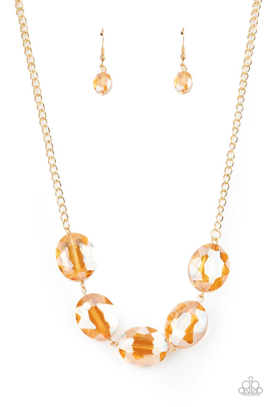 Paparazzi Accessories: Cosmic Closeup - Gold Necklace