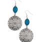 Paparazzi Accessories: Eloquently Eden - Blue Earrings