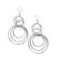 Paparazzi Accessories: Disorienting Demure - Silver Earrings