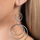 Paparazzi Accessories: Disorienting Demure - Silver Earrings