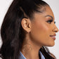 Paparazzi Accessories: Disorienting Demure - Gold Earrings