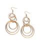 Paparazzi Accessories: Disorienting Demure - Gold Earrings