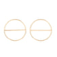 Paparazzi Accessories: Dynamic Diameter - Gold Earrings
