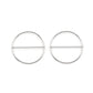 Paparazzi Accessories: Dynamic Diameter - Silver Earrings