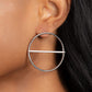 Paparazzi Accessories: Dynamic Diameter - Silver Earrings