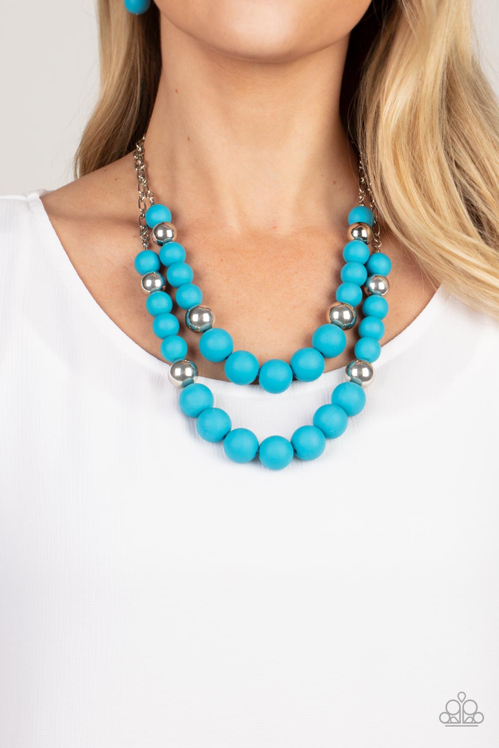 Paparazzi Accessories: Vivid Vanity - Blue Necklace