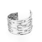 Paparazzi Accessories: Mechanical Motif - Silver Bracelet