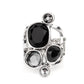 Paparazzi Accessories: Demandingly Duchess - Black Ring