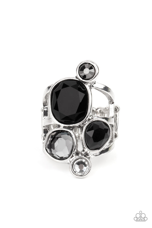 Paparazzi Accessories: Demandingly Duchess - Black Ring