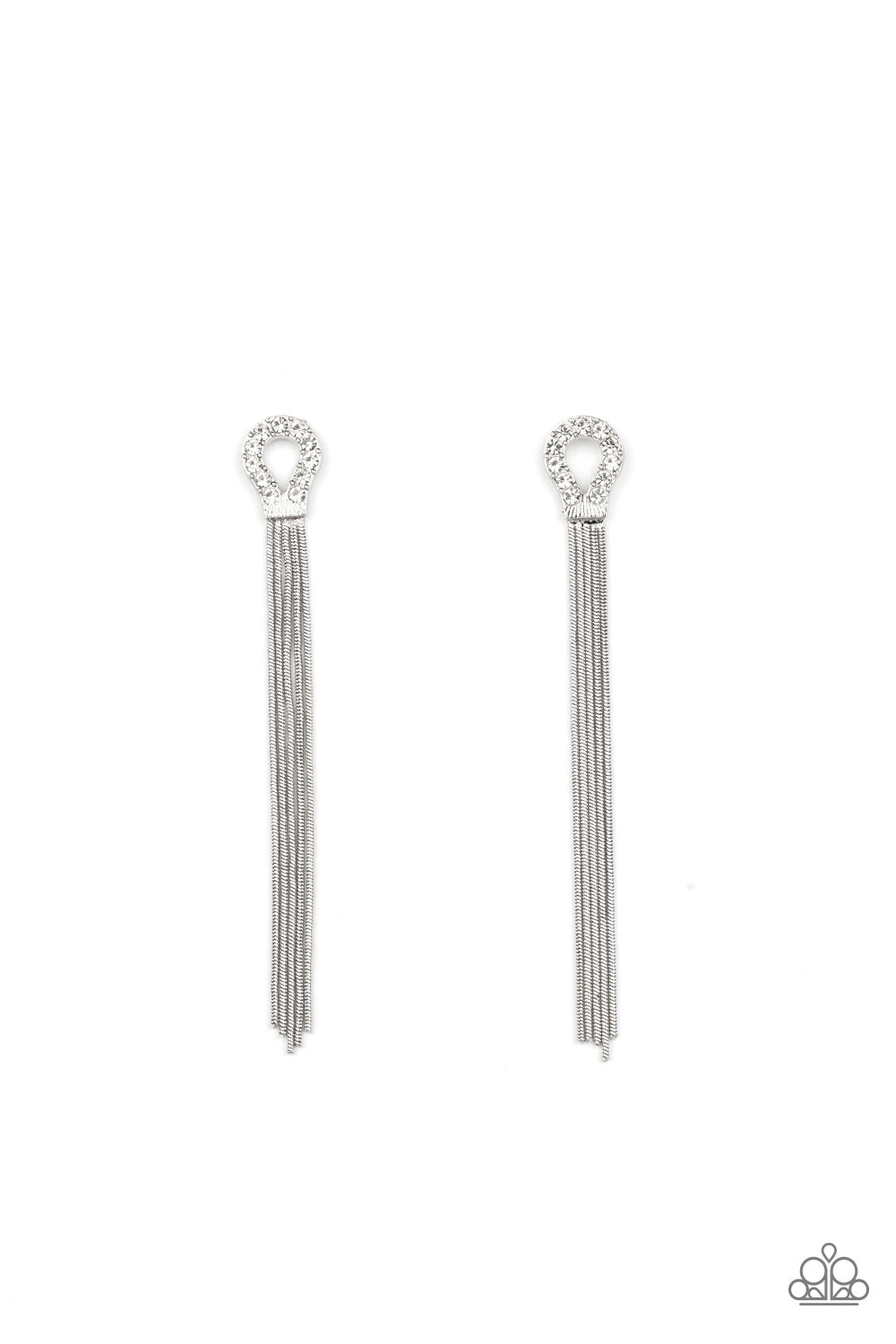 Paparazzi Accessories: Dallas Debutante - White Earrings