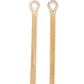 Paparazzi Accessories: Dallas Debutante - Gold Earrings