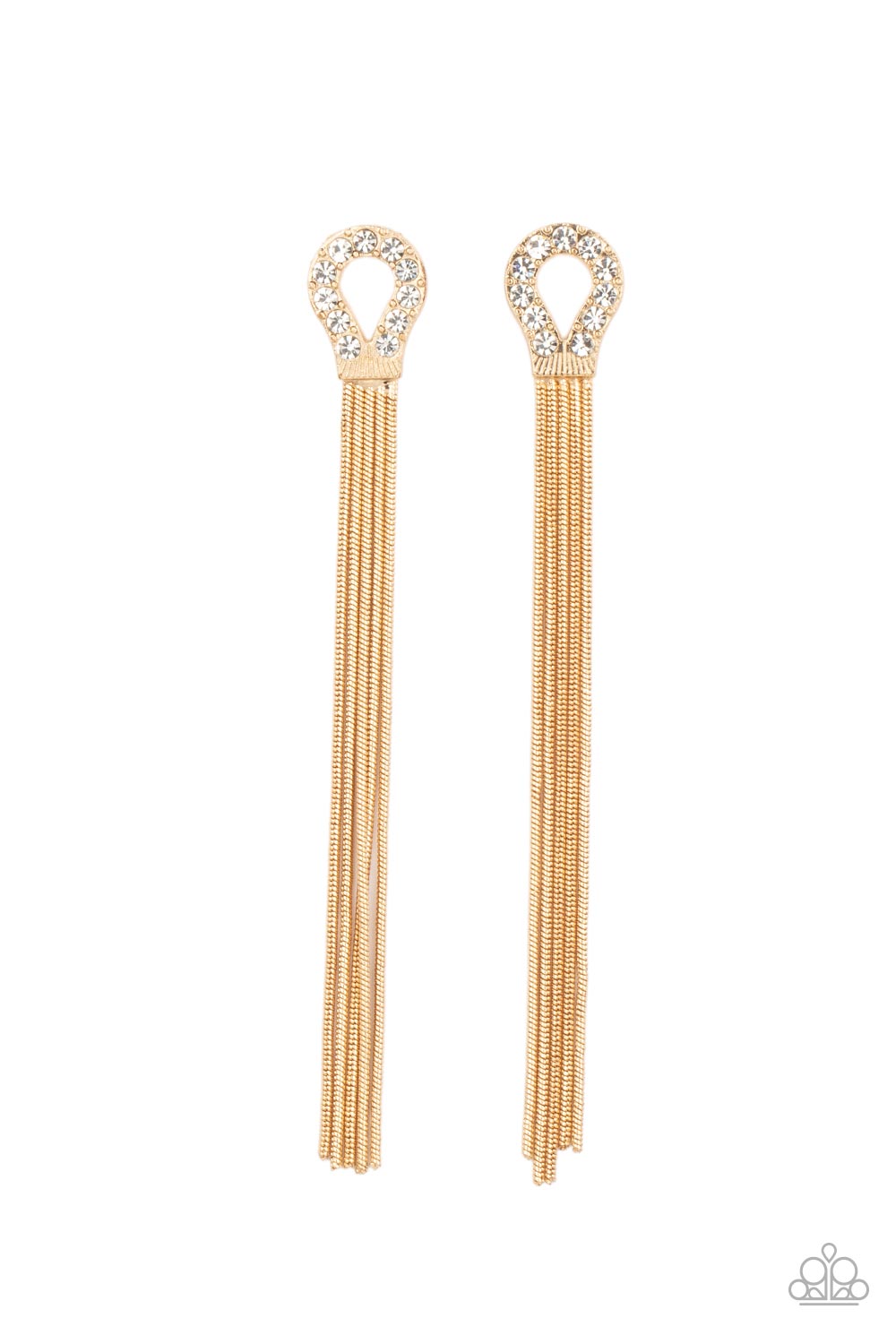 Paparazzi Accessories: Dallas Debutante - Gold Earrings