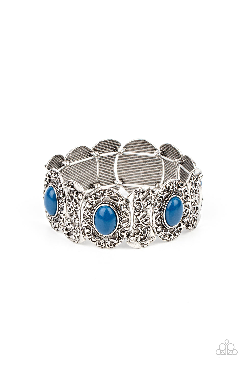 Paparazzi Accessories: Versailles Vineyard - Blue Bracelet