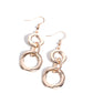 Paparazzi Accessories: Metro Machinery - Gold Earrings