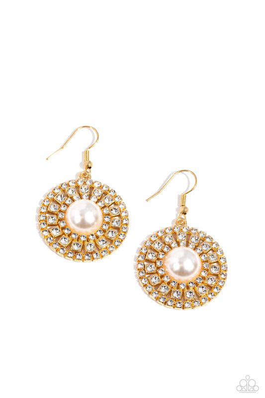 Paparazzi Accessories: Century Classic - Gold Earrings