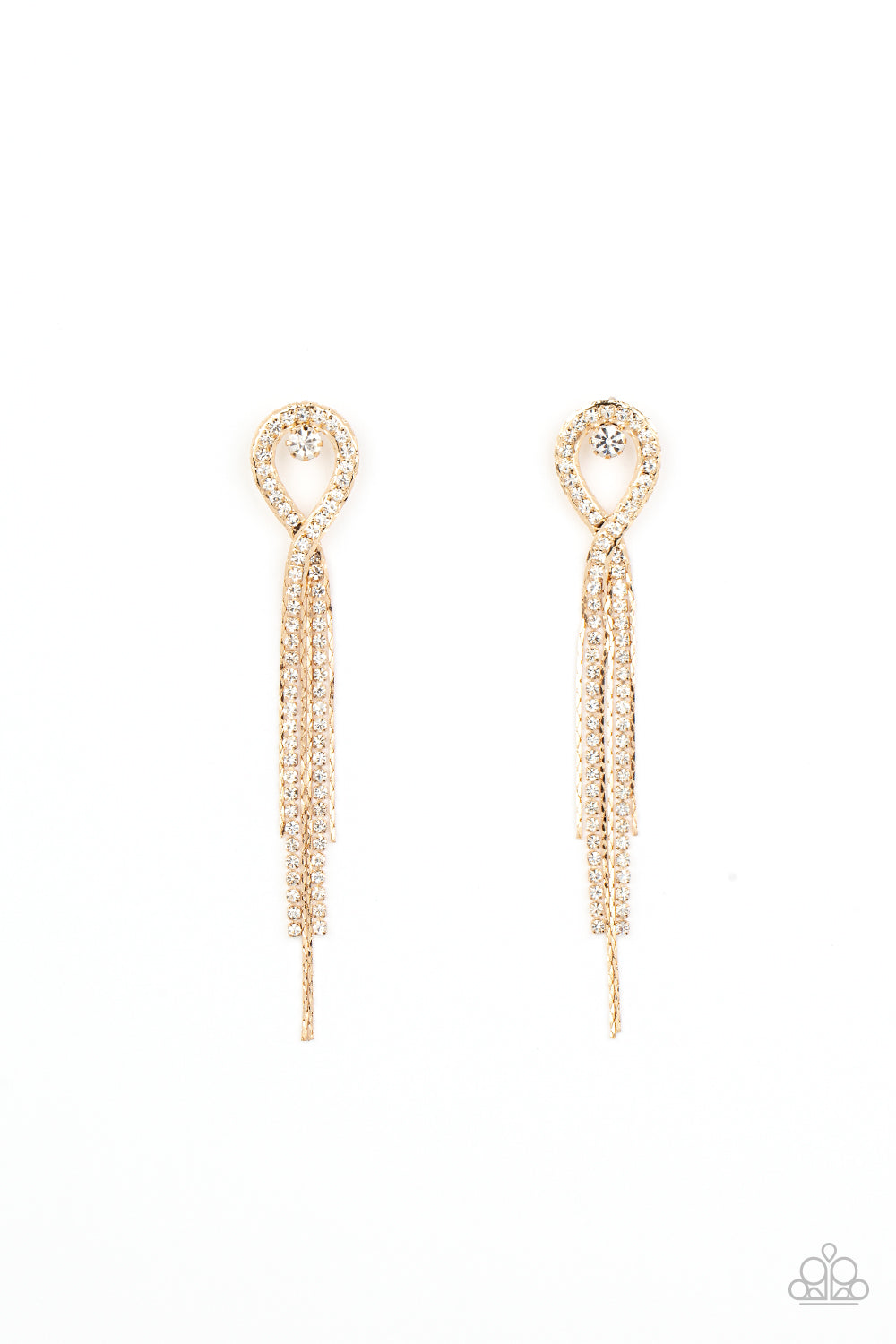 Paparazzi Accessories: Luxury Lasso - Gold Earrings