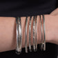 Paparazzi Accessories: Stackable Stunner - Silver Bracelet