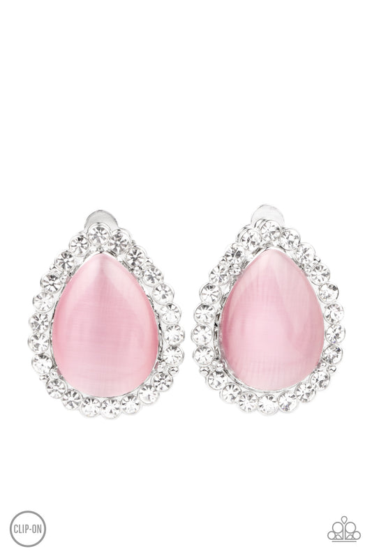 Paparazzi Accessories: Downright Demure - Pink Earrings