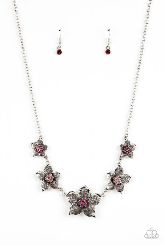 Paparazzi Accessories: Wallflower Wonderland - Pink Necklace