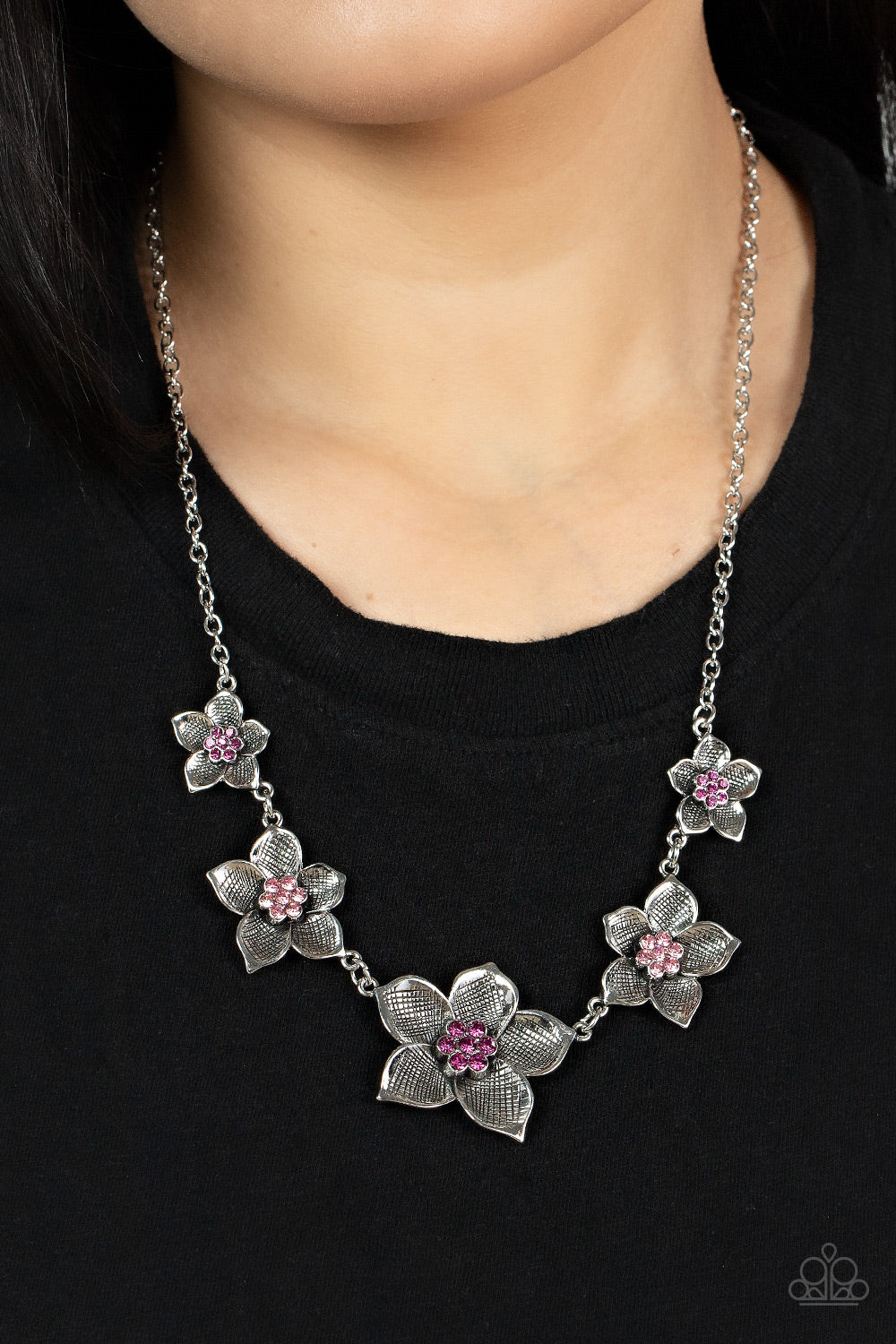 Paparazzi Accessories: Wallflower Wonderland - Pink Necklace