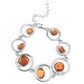 Paparazzi Accessories: Date Night Drama - Brown Bracelet
