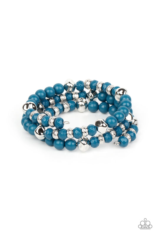 Paparazzi Accessories: Vibrant Verve - Blue Bracelet