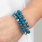 Paparazzi Accessories: Vibrant Verve - Blue Bracelet