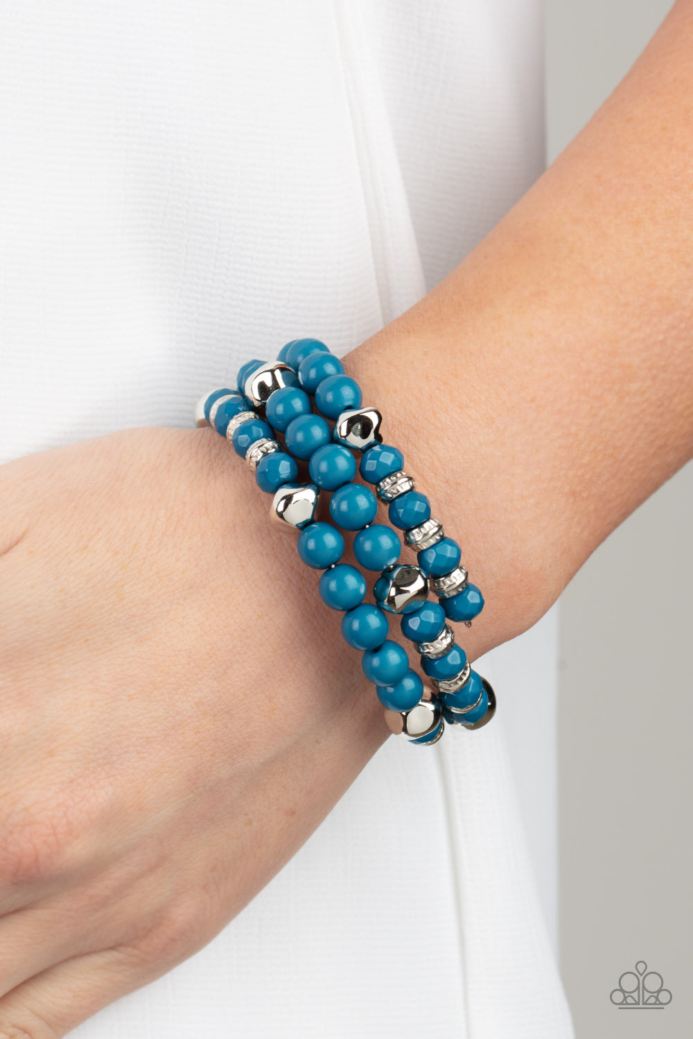 Paparazzi Accessories: Vibrant Verve - Blue Bracelet