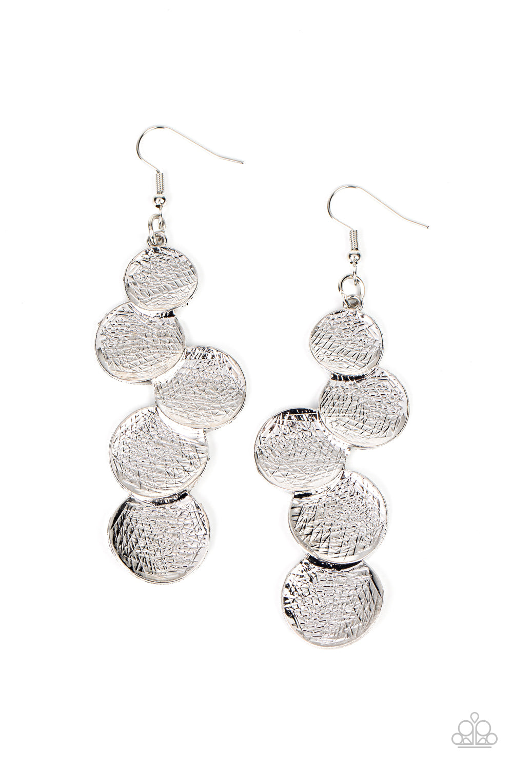 Paparazzi Accessories: Token Gesture - Silver Earrings