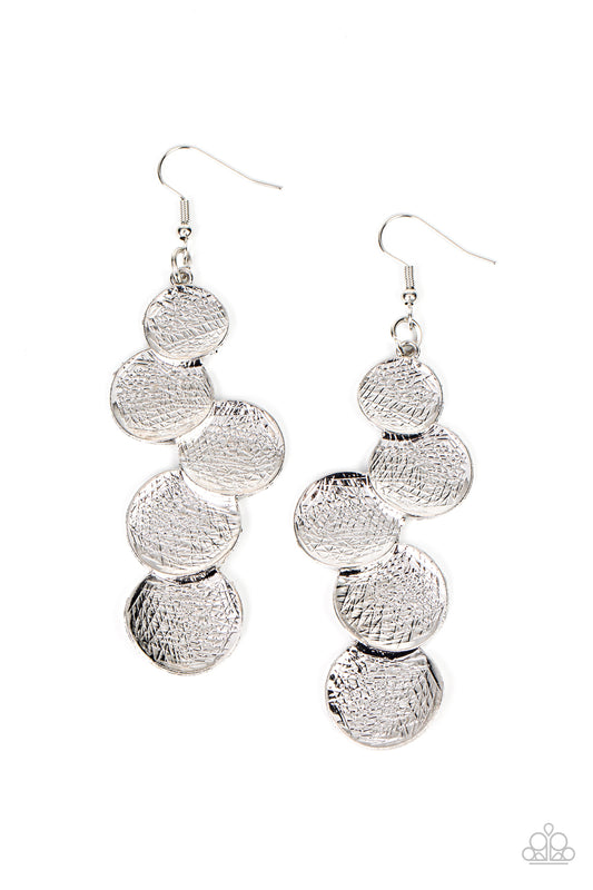 Paparazzi Accessories: Token Gesture - Silver Earrings