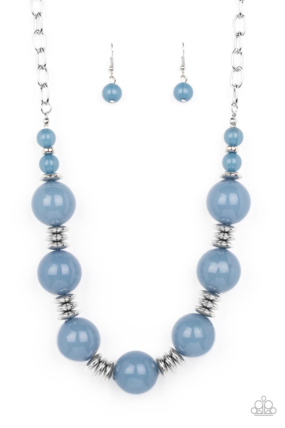 Paparazzi Accessories: Race to the POP - Blue Necklace