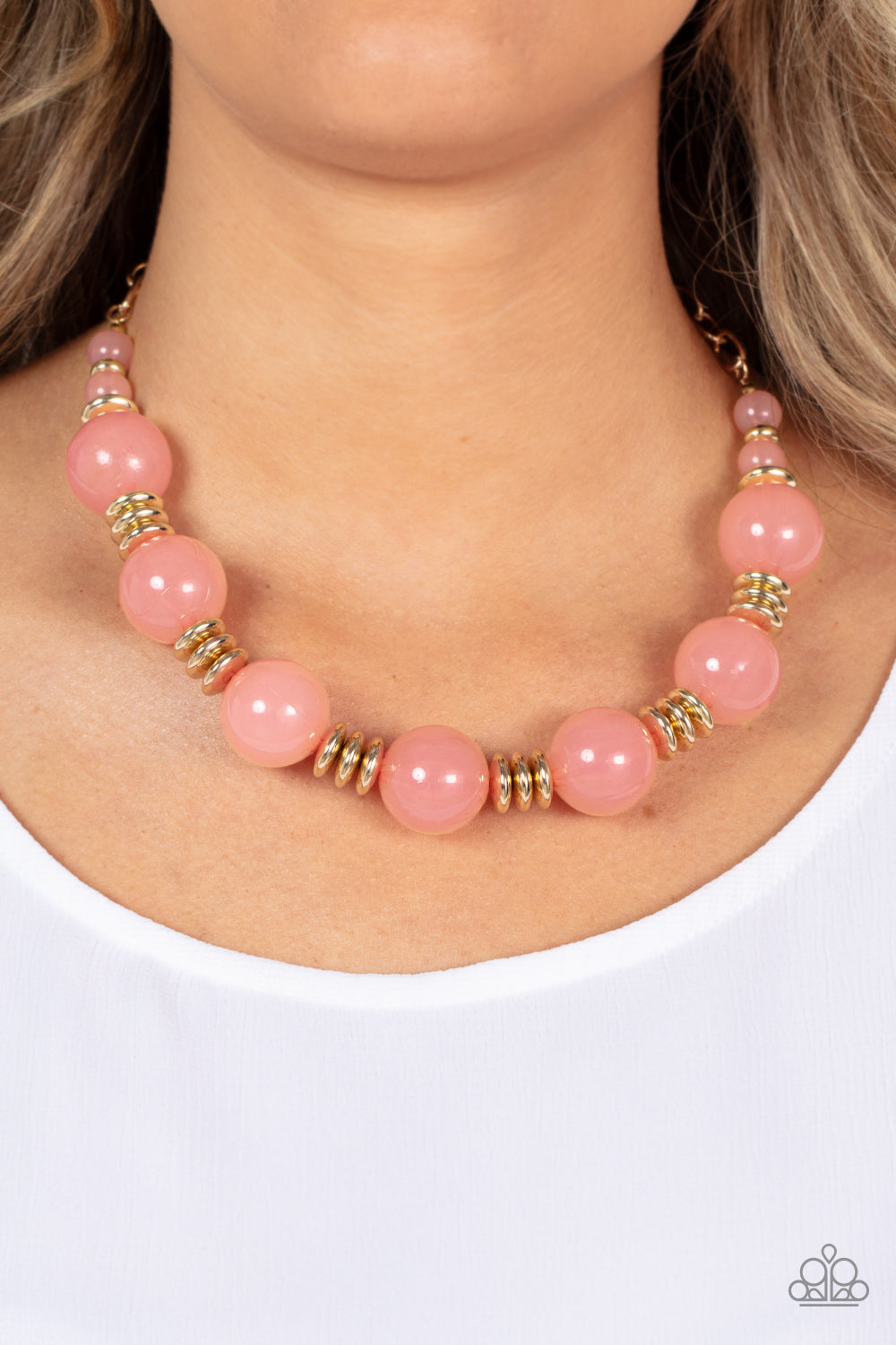 Paparazzi Accessories: Race to the POP - Pink Necklace