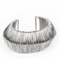 Paparazzi Accessories: Wild About Wire - Silver Necklace