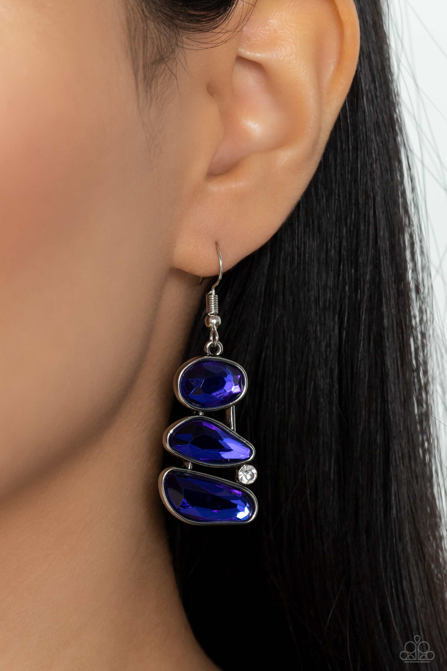 Paparazzi Accessories: Gem Galaxy - Blue Earrings