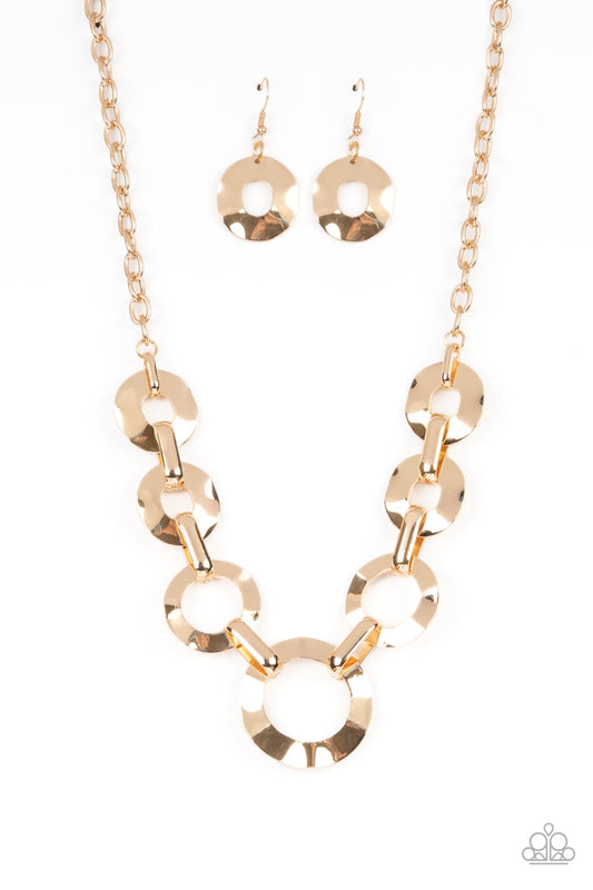 Paparazzi Accessories: Mechanical Masterpiece - Gold Necklace