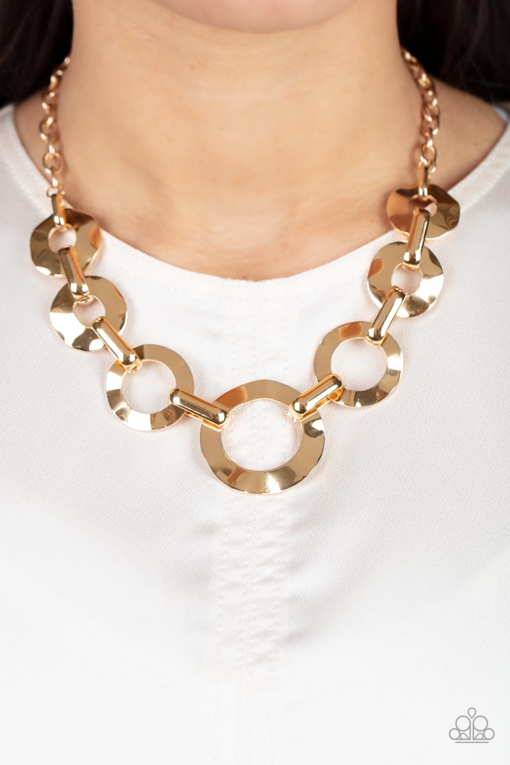 Paparazzi Accessories: Mechanical Masterpiece - Gold Necklace