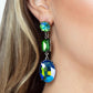 Paparazzi Accessories: Extra Envious - Green Earrings