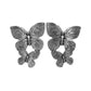 Paparazzi Accessories: Blushing Butterflies - Silver Earrings