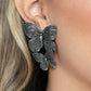 Paparazzi Accessories: Blushing Butterflies - Silver Earrings