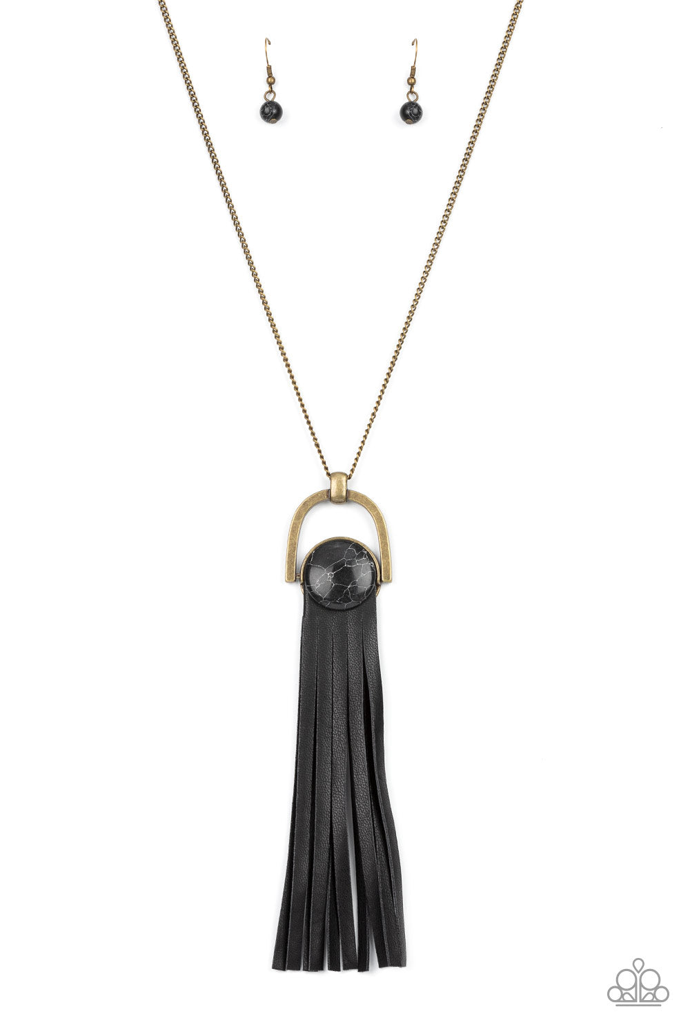 Paparazzi Accessories: Winslow Wanderer - Brass Necklace