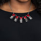 Paparazzi Accessories: Celestial Royal - Red Necklace