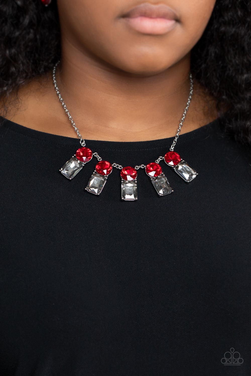 Paparazzi Accessories: Celestial Royal - Red Necklace