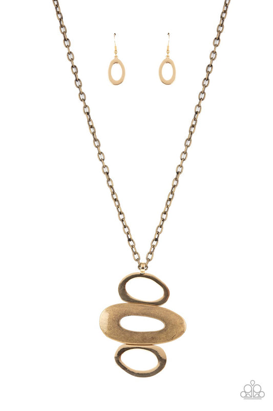 Paparazzi Accessories: Rare Relic - Brass Necklace