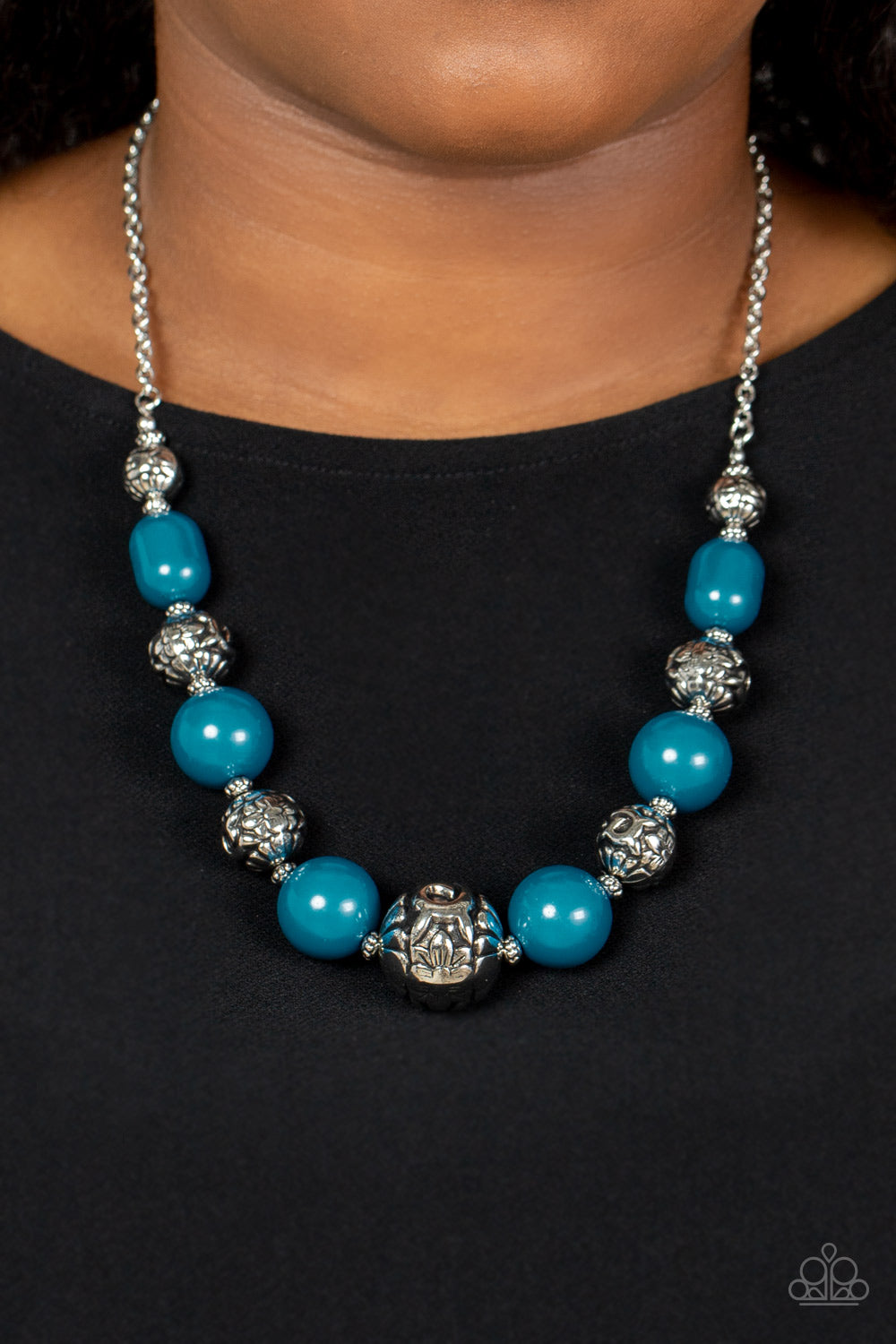 Paparazzi Accessories: Girl Meets Garden - Blue Necklace