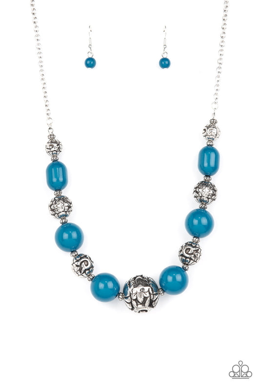 Paparazzi Accessories: Girl Meets Garden - Blue Necklace