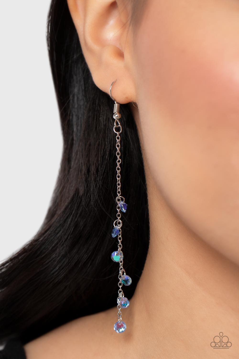 Paparazzi Accessories: Extended Eloquence - Blue Earrings