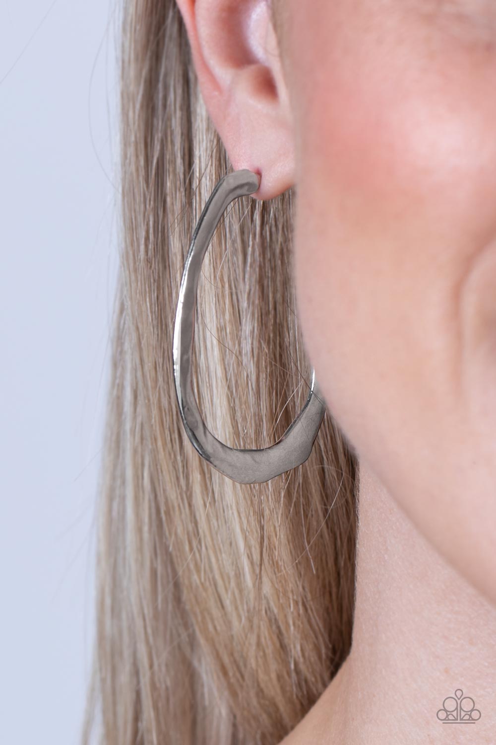 Paparazzi Accessories: WARPED Speed - Silver Earrings