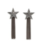 Paparazzi Accessories: Superstar Solo - Black Earrings