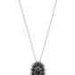 Paparazzi Accessories: Mojave Medallion - Black Necklace